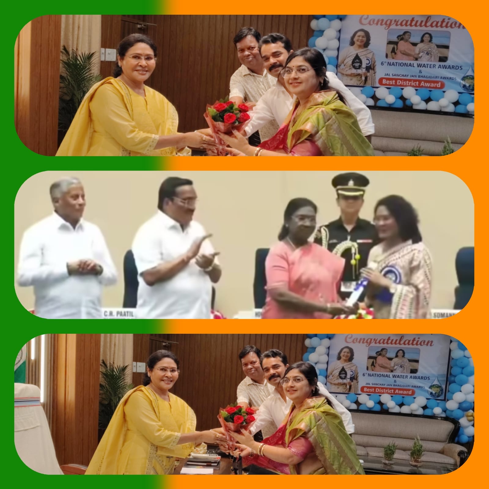 नपाध्यक्ष श्रीमती प्रतिभा चौधरी ने जल संचयन अवार्ड प्राप्त करने के लिए बालोद कलेक्टर को दी बधाई….. नपाध्यक्ष श्रीमती प्रतिभा चौधरी ने जल संचयन अवार्ड प्राप्त करने के लिए बालोद कलेक्टर को दी बधाई…..