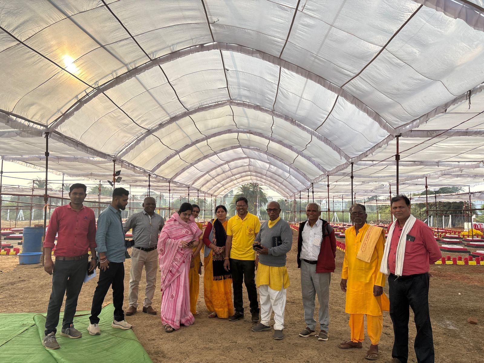 बालोद नपाध्यक्ष श्रीमती प्रतिभा संतोष चौधरी ने विराट 108 कुण्डीय शक्ति संवर्धन गायत्री महायज्ञ 2025 के यज्ञ स्थल का किया निरीक्षण…. बालोद नपाध्यक्ष श्रीमती प्रतिभा संतोष चौधरी ने विराट 108 कुण्डीय शक्ति संवर्धन गायत्री महायज्ञ 2025 के यज्ञ स्थल का किया निरीक्षण….