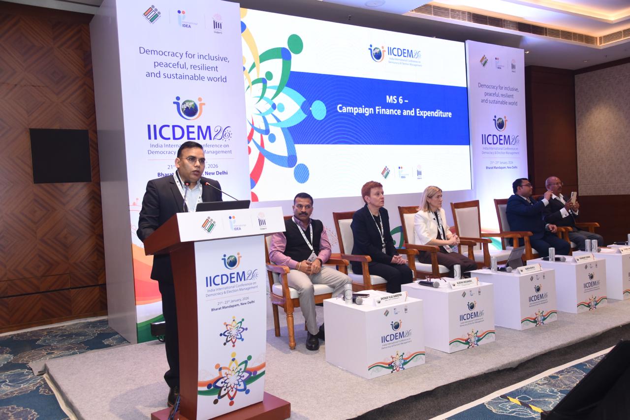 IICDEM–2026 में ECINET डिजिटल प्लेटफॉर्म का शुभारंभ IICDEM–2026 में ECINET डिजिटल प्लेटफॉर्म का शुभारंभ