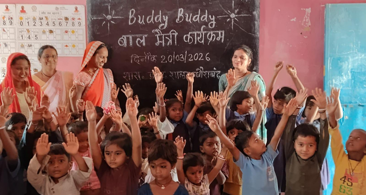 ‘बाल मैत्री (Buddy Buddy)’ पहल से आंगनबाड़ी से विद्यालय तक बच्चों का सफर हुआ आसान ‘बाल मैत्री (Buddy Buddy)’ पहल से आंगनबाड़ी से विद्यालय तक बच्चों का सफर हुआ आसान
