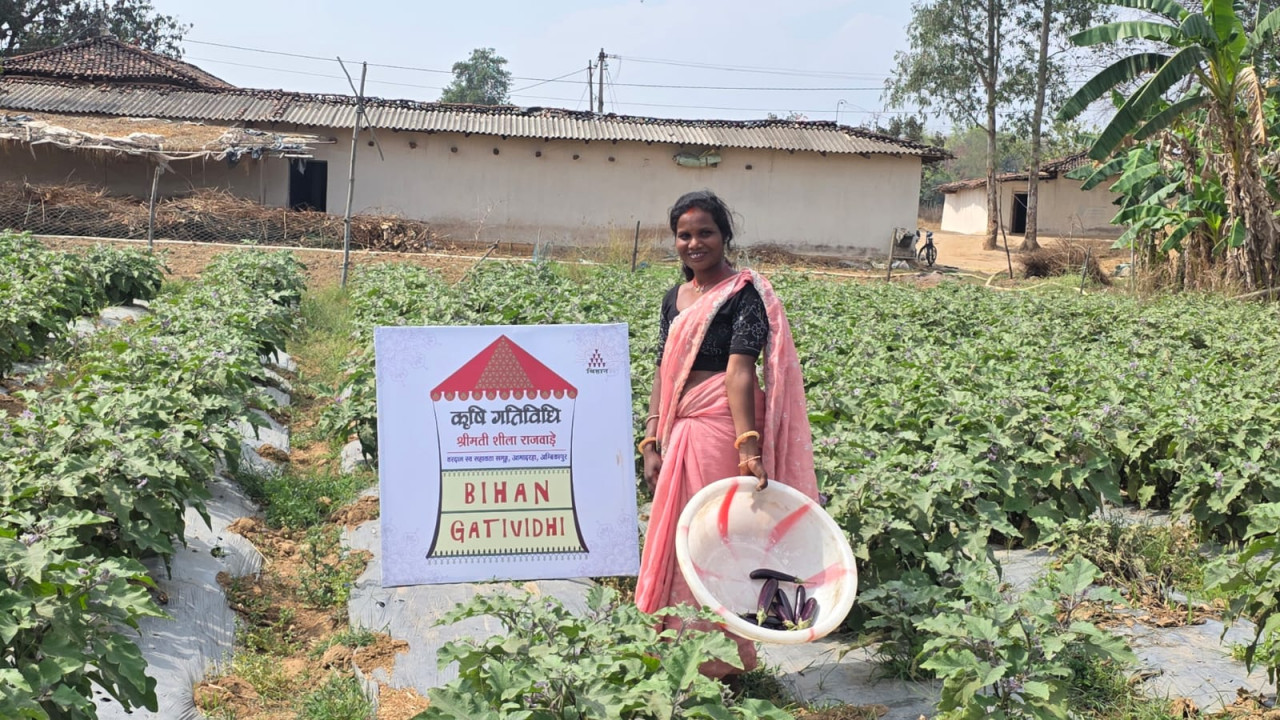 उन्नत खेती से शीला राजवाड़े बनीं लखपति दीदी उन्नत खेती से शीला राजवाड़े बनीं लखपति दीदी