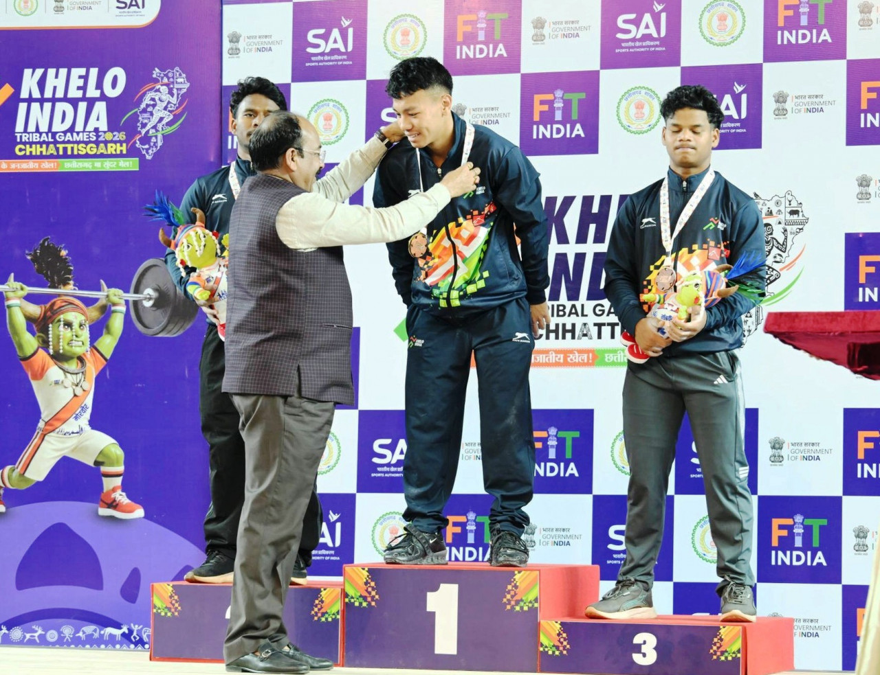 उप मुख्यमंत्री श्री अरुण साव खेलो इंडिया ट्राइबल गेम्स देखने पहुंचे उप मुख्यमंत्री श्री अरुण साव खेलो इंडिया ट्राइबल गेम्स देखने पहुंचे