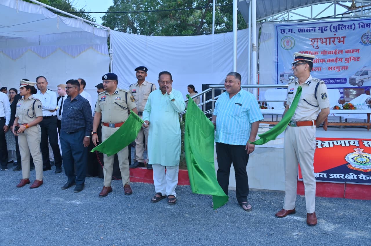 कानून व्यवस्था को तकनीक से सशक्त बनाने की अभिनव पहल – मंत्री श्री राजेश अग्रवाल ने अत्याधुनिक मोबाइल फॉरेंसिक वैन को दिखाई हरी झंडी