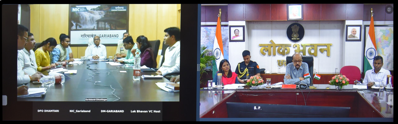 राज्यपाल श्री डेका ने गरियाबंद जिले में जल संरक्षण, प्राकृतिक खेती और जनकल्याणकारी योजनाओं पर दिया विशेष जोर