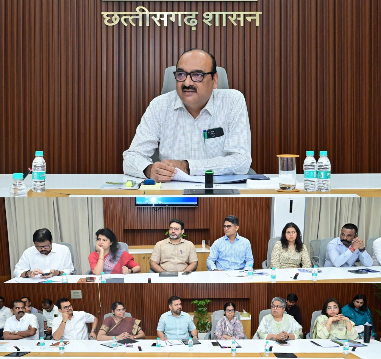मुख्य सचिव ने विभागीय योजनाओं की प्रगति की समीक्षा की मुख्य सचिव ने विभागीय योजनाओं की प्रगति की समीक्षा की