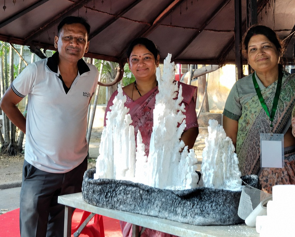 सृजन का कमाल: ‘आकार-2026’ में सिपोरेक्स और थर्माकोल से गढ़ी गई कला की नई दुनिया