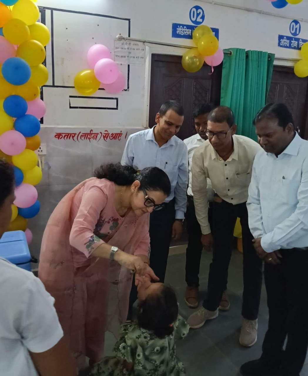 बलरामपुर में तीन दिवसीय पल्स पोलियो अभियान का शुभारंभ, कलेक्टर ने बच्चों को पिलाई जीवनरक्षक दो बूंद’