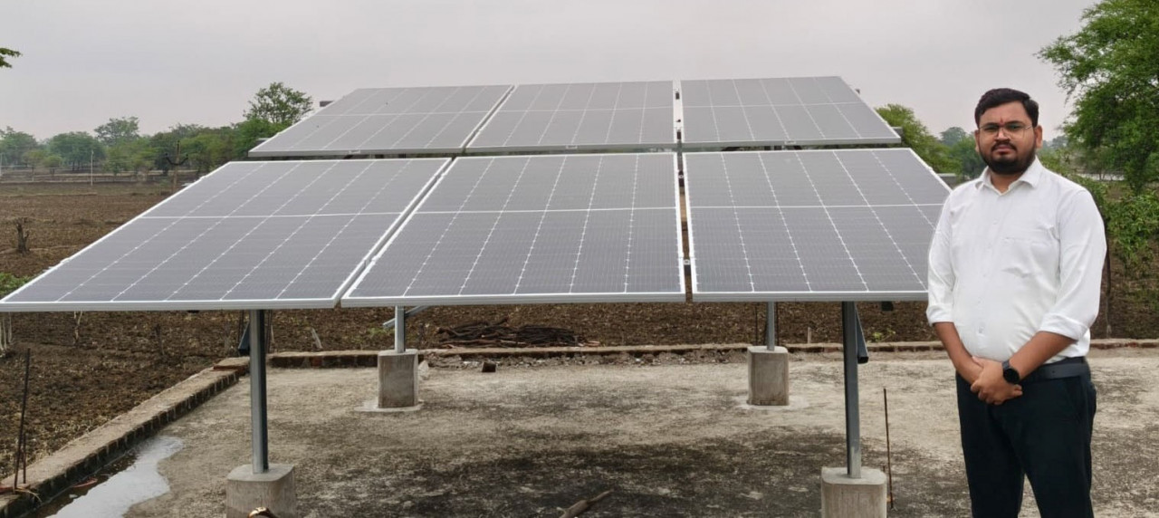 प्रधानमंत्री सूर्यघर मुफ्त बिजली योजना से विद्यासागर साहू ने अपनाई स्वच्छ ऊर्जा