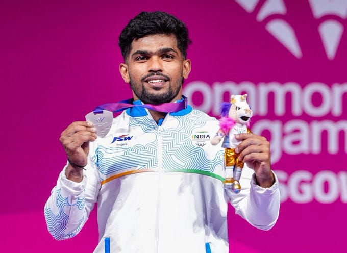 वित्त मंत्री श्री ओपी चौधरी ने राष्ट्रमंडल खेल 2026 में रजत पदक विजेता राजा मुथुपांडी को दी बधाई
