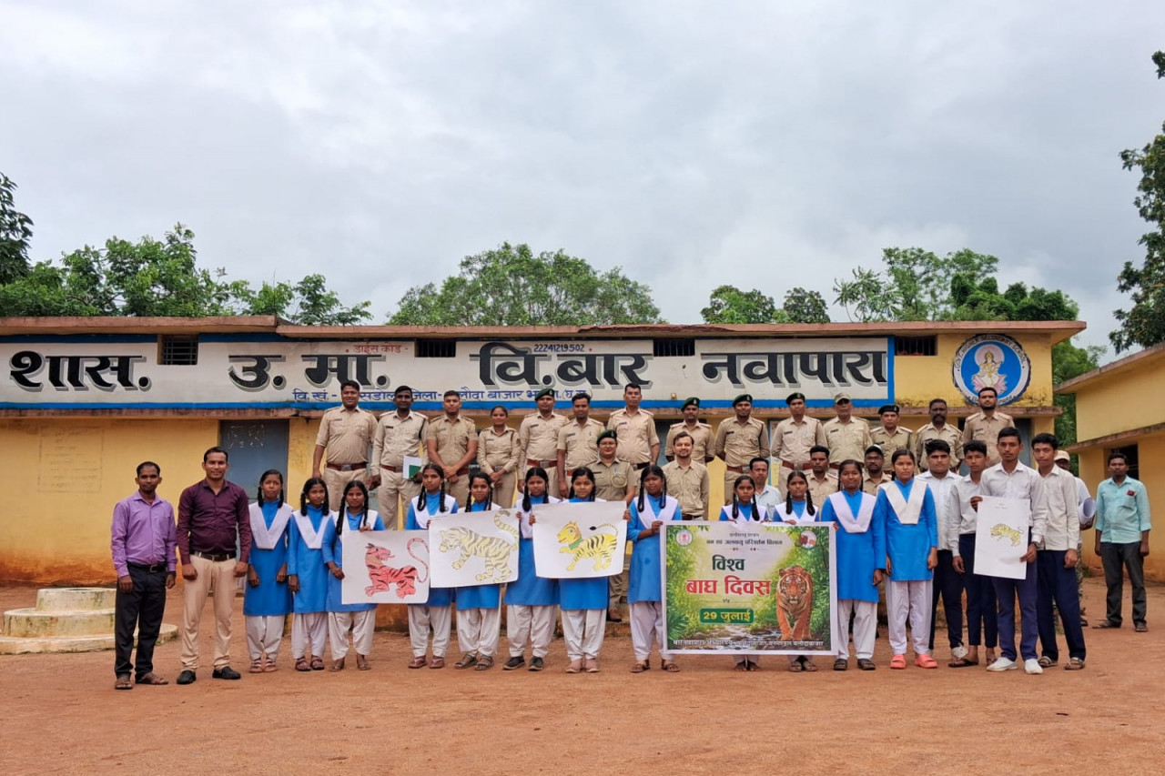 विश्व बाघ दिवस पर छत्तीसगढ़ में जागरूकता कार्यक्रमों की धूम