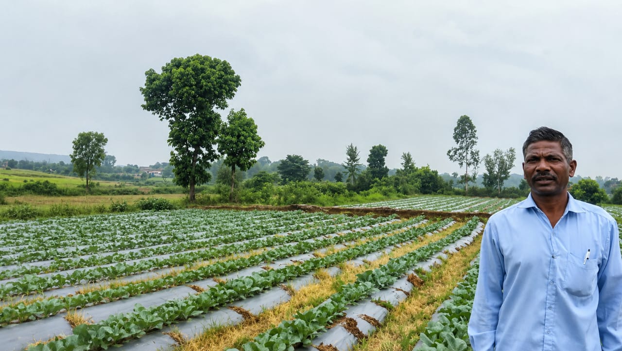 सूक्ष्म सिंचाई योजना से खेती बनी अधिक लाभकारी, ड्रिप सिंचाई अपनाकर किसान ने बढ़ाया सब्जी उत्पादन