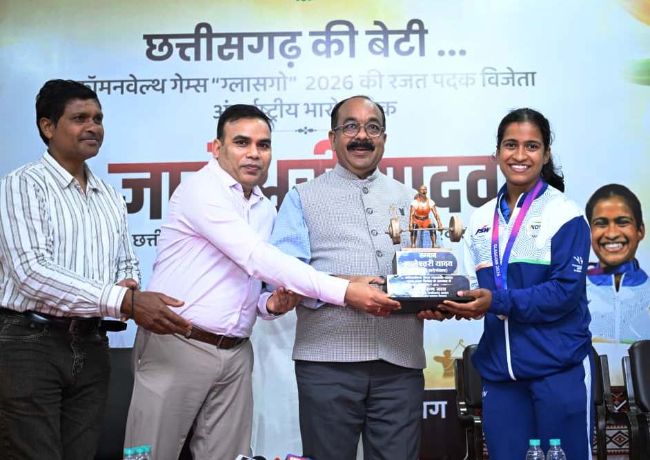 ज्ञानेश्वरी की सफलता से राज्य के युवा लेंगे प्रेरणा, खेलों के लिए तैयार होगा अच्छा वातावरण – श्री अरुण साव