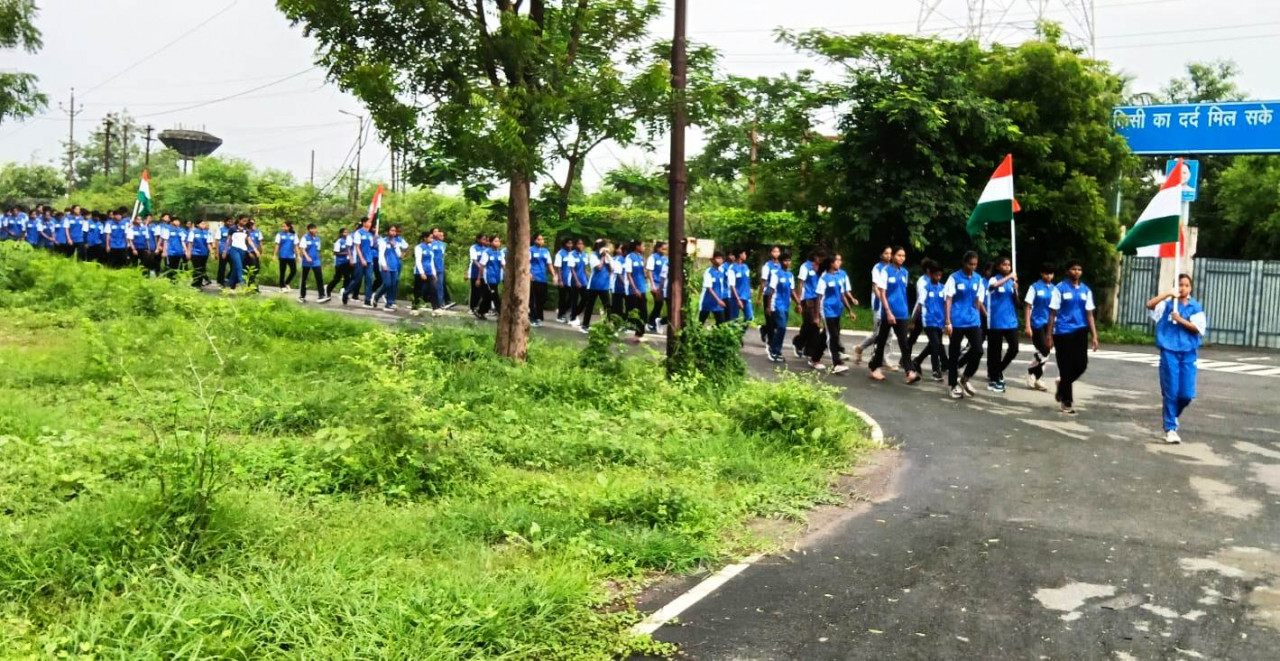 खेलो इंडिया स्टेट सेंटर ऑफ एक्सीलेंस में गूंजा देशभक्ति का जज्बा, निकली तिरंगा यात्रा खेलो इंडिया स्टेट सेंटर ऑफ एक्सीलेंस में गूंजा देशभक्ति का जज्बा, निकली तिरंगा यात्रा