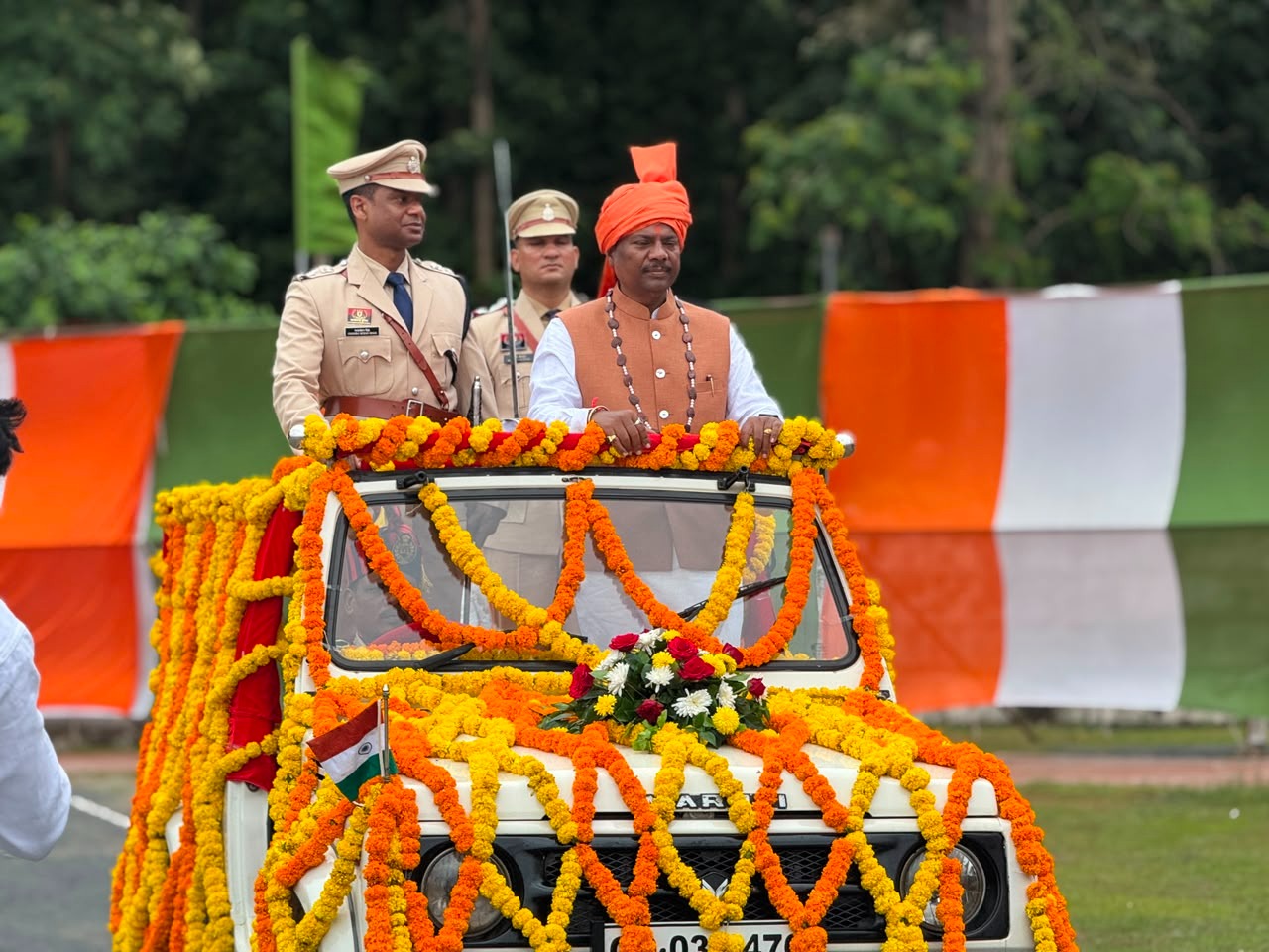 दंतेवाड़ा जिले में हर्ष और उमंग के साथ मनाया गया स्वतंत्रता दिवस