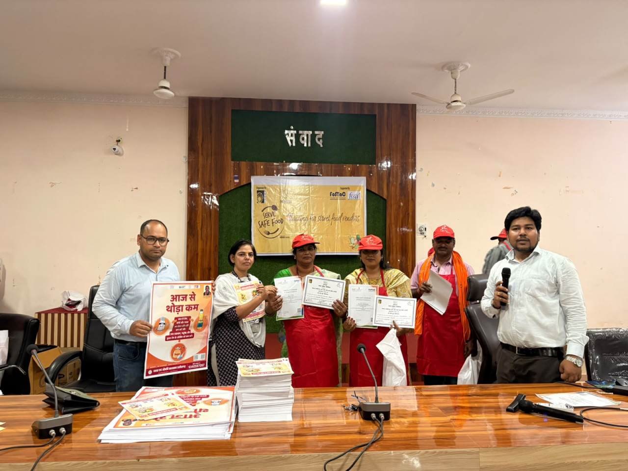 जशपुर में 200 स्ट्रीट फूड विक्रेताओं को मिला नि:शुल्क फॉस्टेक प्रशिक्षण