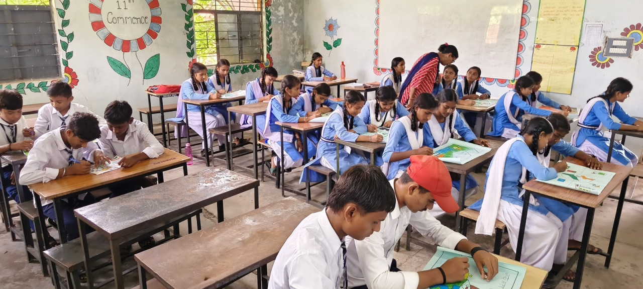 सेवा संकल्प अभियान : ‘मेरे सपनों का भारत’ में धमतरी के विद्यार्थियों ने रची विकास और राष्ट्र निर्माण की तस्वीर