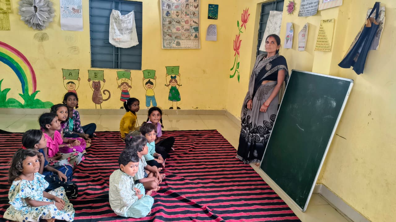 जर्जर भवन से सुरक्षित आंगनबाड़ी तक, सरखों में बदली बच्चों के बचपन की तस्वीर