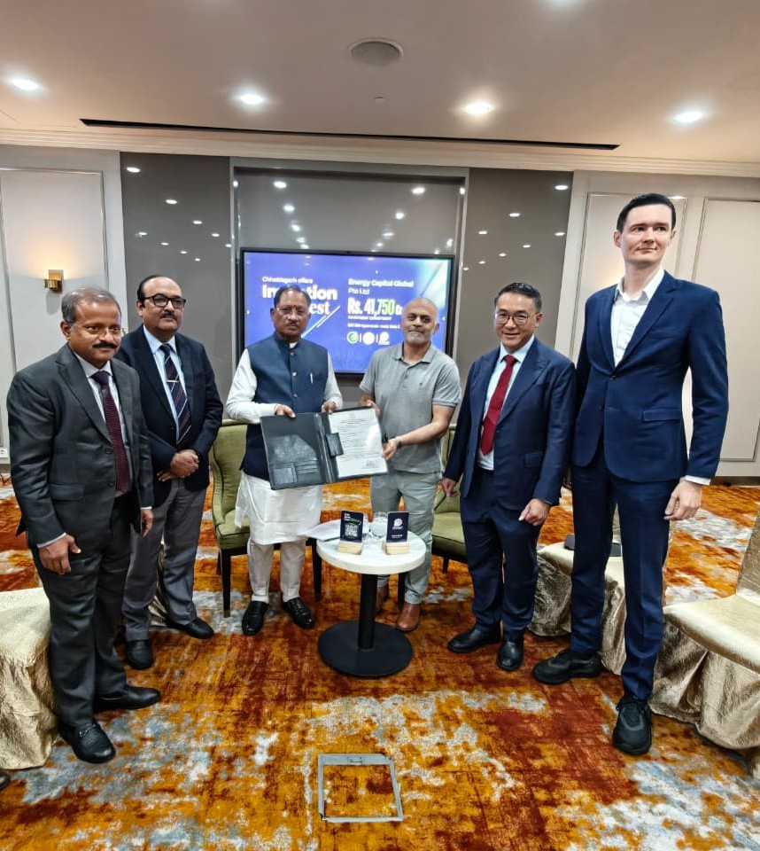 सिंगापुर की एनर्जी कैपिटल ग्लोबल छत्तीसगढ़ में एआई-रेडी डेटा सेंटर कैंपस में करेगी ₹41,750 करोड़ का निवेश