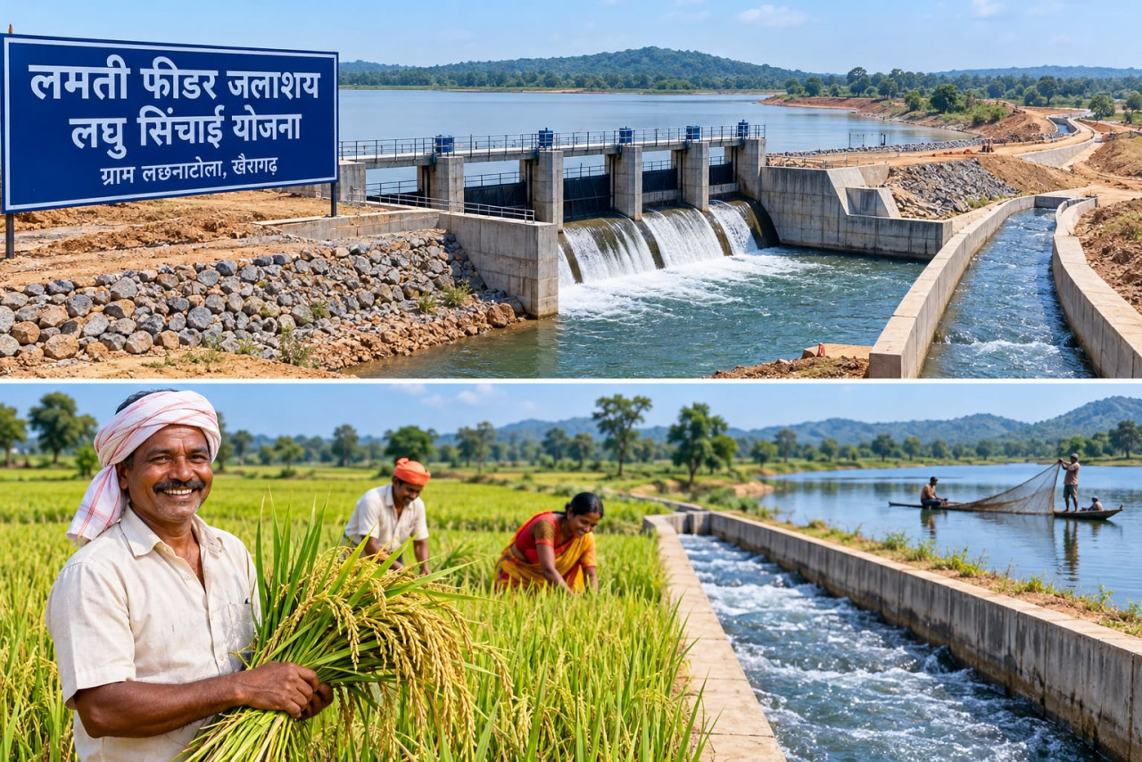 सेवा की कहानी : लमती फीडर जलाशय योजना से किसानों के खेतों में पहुंचेगा सिंचाई का पानी
