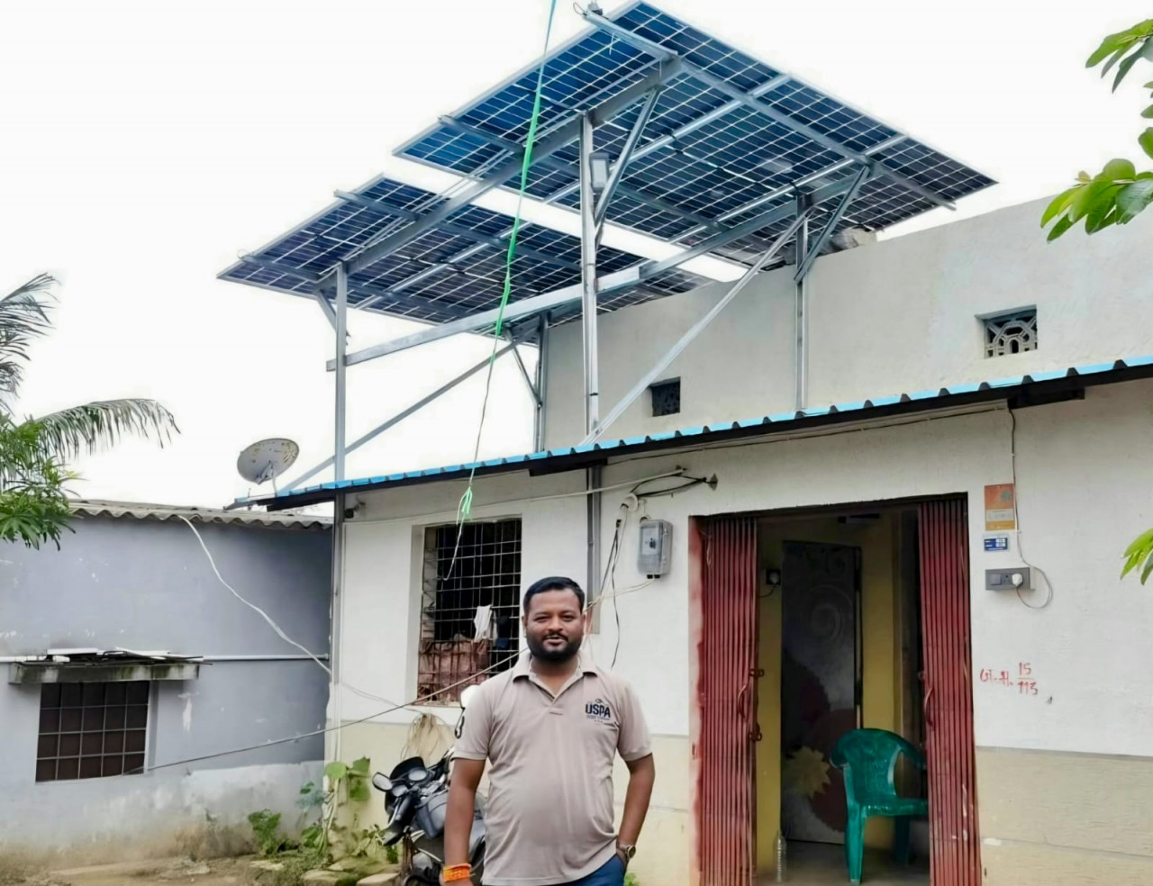 सोलर पैनल लगाने से बिजली बिल हुआ शून्य, अतिरिक्त बिजली ग्रिड में हो रही जमा
